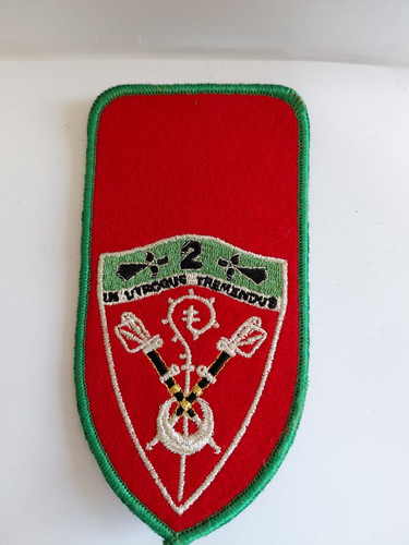 Insigne tissus vélcro 2e - vélcro, du