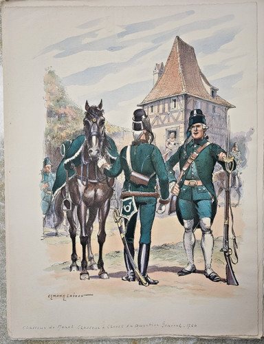 Edmond lajoux lithographie - edmond,